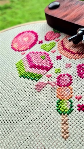 Strawberry Matcha Cross Stitch Pattern, Food Kawaii DIY (PDF Pattern) - Etsy