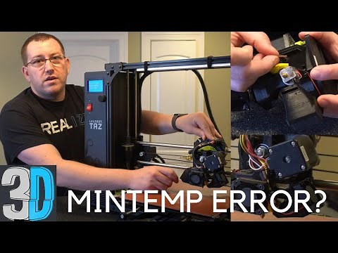 Taz 6 Thermistor Replacement Guide - (Fix MINTEMP Error)