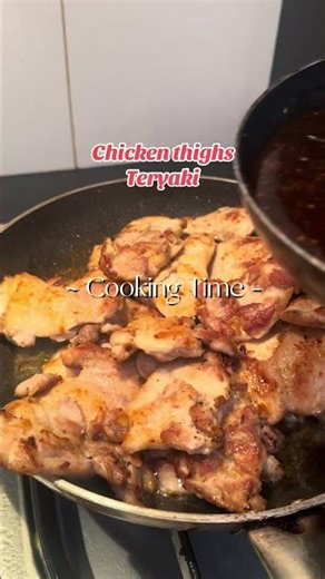 Chicken thigs teryaki foor recipe #reels