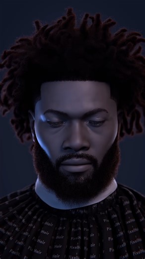 yelzkizi on Instagram: "PixelHair is a collection of production-ready, realistic 3D hair grooms for @blender.official and @unrealengine Each 3D asset can be used on any character to cut grooming time while preserving high-end detail and control. What it is 1. Digital asset pack : pre-groomed hair files made with Blender’s particle system. 2. Works with Cycles and Eevee; append or link from the .blend and start rendering. Why it’s useful 1. Realistic strand flow, breakup, and volume tuned for clo