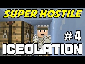 FROZEN DIAMOND MINE - Minecraft Super Hostile ICEOLATION MAP Playthrough - Ep. 4