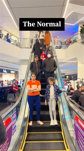 Types of people on escalator 😜 #escalator #people #funnyshorts #comedy #ytshorts #shorts #trending