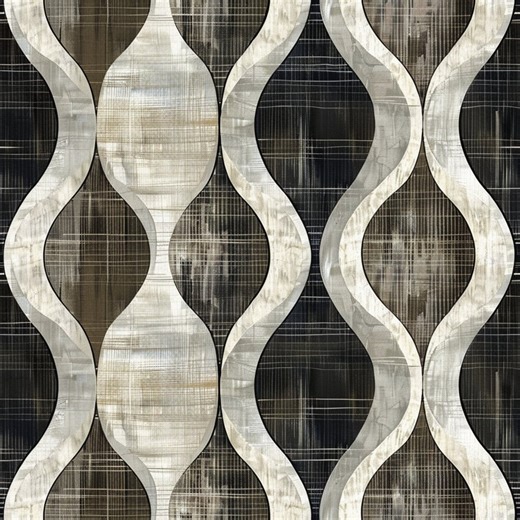 Wavy Lines PNG Seamless Pattern: Fabric, Wallpaper, Tile (digital Download) - Etsy