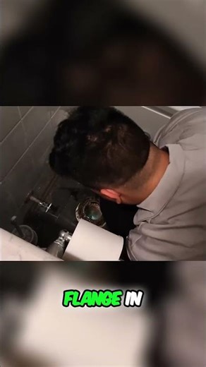 Plumbing Pro's Hacks: Closet Flange Replacement & Damage Control! #shorts