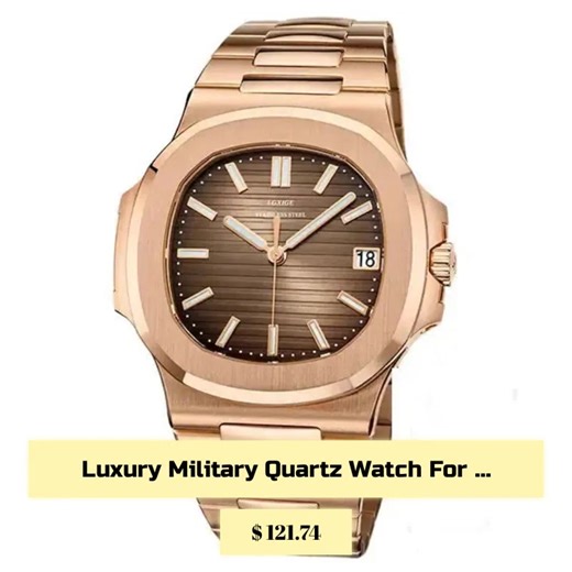 Tick-tock, gentlemen! ⏱️ Are you ready to elevate your style game? Introducing the Luxury Military Quartz Watch For Men! This masterpiece isn’t just a timekeeper; it's a statement. With its rugged design ✈️, precision engineering, and comfortable fit, it seamlessly shifts from boardroom to men’s night out. Embrace the sophisticated elegance and durable strength that empowers you every day, while the sleek textures and bold colors catch every eye. 🌟 Master your moments in style—make every second
