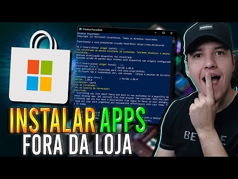 Como instalar APLICATIVOS FORA da Microsoft Store
