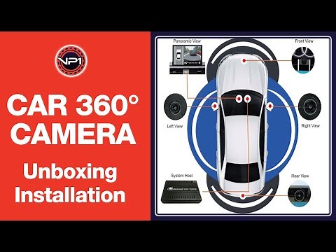 VP1 Car 360 Degree Camera Unboxing and Installation