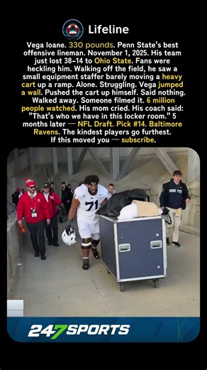 He Helped a Struggling Worker After a Loss — And Got Drafted #14 in the NFL 🏈💪