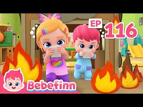🚒🔥 Fire Safety Song | EP116 | #Bebefinn Fun Nursery Rhymes for Kids