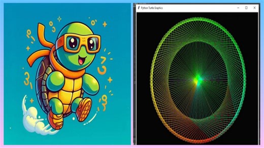 آموزش کتابخانه لاکپشت turtle پایتون قسمت اول