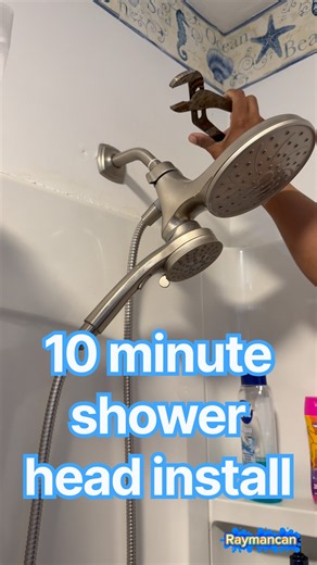 How to replace a showerhead, easy DIY #showerhead ##DIY##Install##SetUp