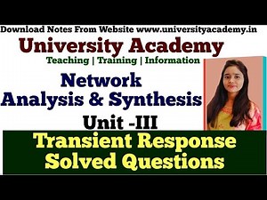 NAS23 : Transient response of RL circuit problem | Transient Response and Steady State Problem