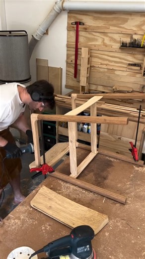 Video 351. Here is a summarised version of the chair build. | Greg Stock