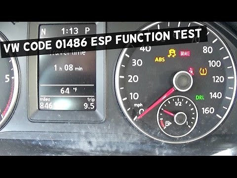 01486 Code VW ESP SYSTEM FUNCTION TEST