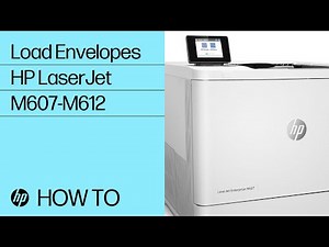 Loading Envelopes in the Envelope Feeder | HP LaserJet Exnterprise M607-M612 Series | HP