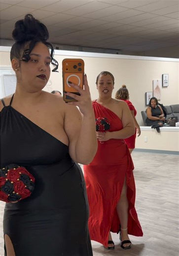 ❤️🖤🌹 #wedding #maidofhonor | Wedding