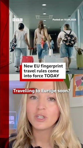 What is the new Entry/Exit system when travelling in Europe? #Europe #BBCNews