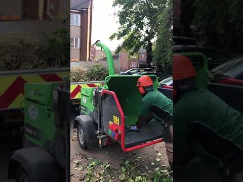 GreenMech 150 How to Properly use a Wood Chipper - Arborist 150
