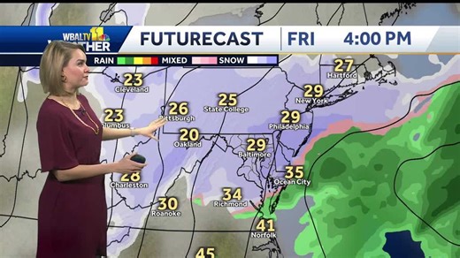 Parts of Maryland get as much as 5 inches more snow Friday