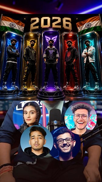 Top 5 Gamers in India 2026 🇮🇳😱