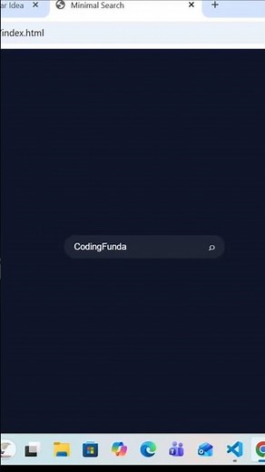 Create Floating Glass Search Bar 🔍 | HTML & CSS