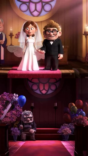 Cinemagiq on Instagram: "For the opening of Up 2009, Pixar intentionally relied on visual contrast instead of dialogue to show the passage of time and emotional change. The same locations appear before and after loss, but their meaning shifts through pacing, framing, and silence. Composer Michael Giacchino designed the score Married Life to evolve across the sequence. The melody remains the same, but its tempo and instrumentation subtly change to mirror different stages of life without explainin