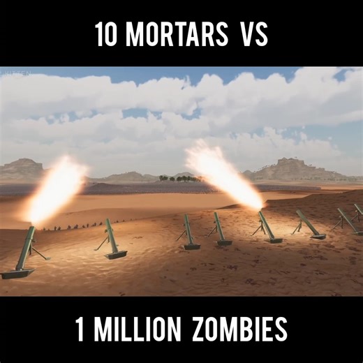 10 Special Mortars vs 1 Million Zombies - Who will win ? | The Game Debugger