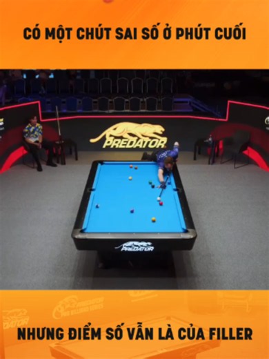 Một Chút Sai Số Phút Cuối nhưng Filler Vẫn Ghi Bàn | BoxBilliards