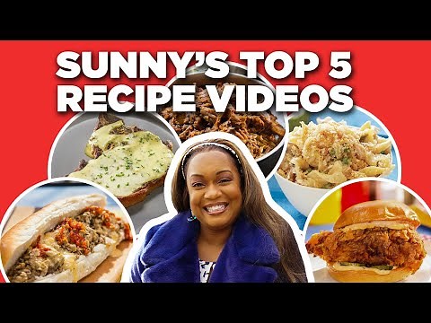 Top 5 Sunny Anderson Recipe Videos of All Time | Food Network