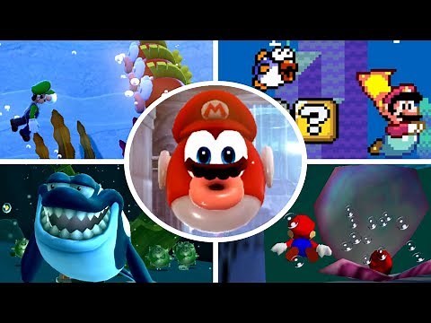 Evolution of Water Levels in Mario Games (1985 - 2018)