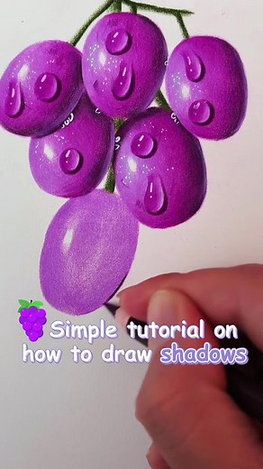 How to Draw Colorful Grapes: A Step-by-Step Tutorial