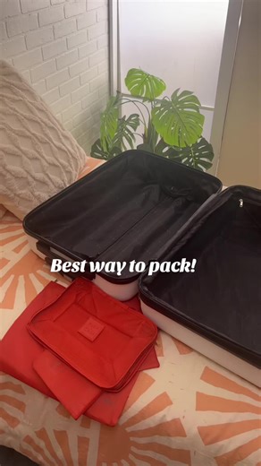 The only way to pack! Shop these Ruby Cash packing cubes to make your next vacation a little bit easier!