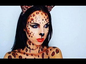 LEOPARD MAKE UP TUTORIAL ♡ Karneval Fasching Carnival