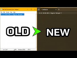 How to get Modern Notepad in Windows 10 (like Windows 11 Notepad)