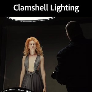 63K views · 125 shares | Cam Attree Photography takes us behind the scenes of his photo shoot with Kate Ri demonstrating clamshell lighting techniques! | Aputure | Facebook