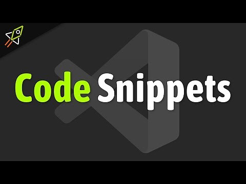 Eigene Code Snippets in Visual Studio Code anlegen