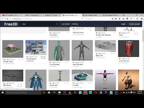 download free rigged 3D character for maya all version