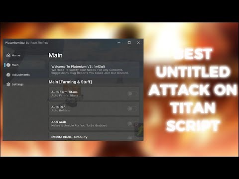 NEW UNTITLED ATTACK ON TITAN SCRIPT (PATCHED)