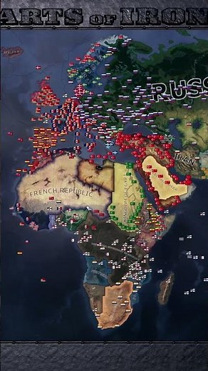 KAISERREICH MOD / HOI4 TIMELAPSE #history #heartsofiron4 #hoi4 #hoi4timelapse #strategygame