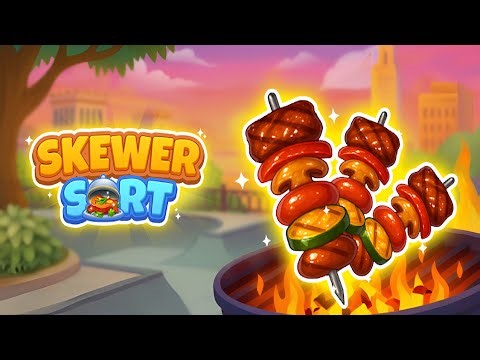 Skewer Sort: Grill Jam Game (by Sonat) IOS Gameplay Video (HD)
