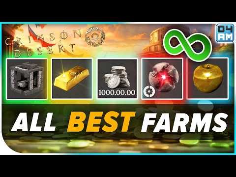 ALL BEST & UNLIMITED Farms for Abyss Gear, Gold Apples Artifacts & MORE in Crimson Desert!