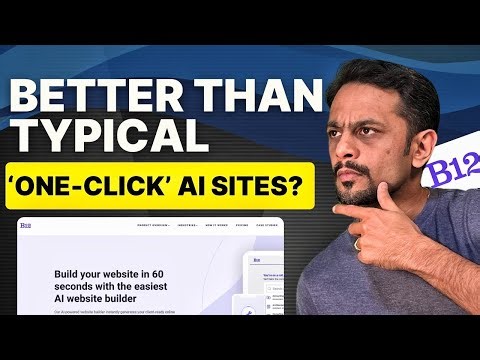 This AI Website Builder Gives You FULL Control (B12 Review)