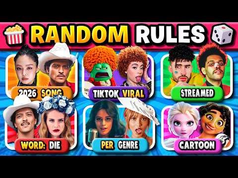 Save One Song RANDOM Rules 🔥 Tiktok , kpop , meme , Movie | Music Quiz 2026