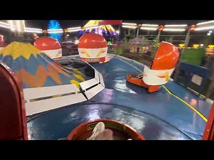 Tilt A Whirl On Ride POV (Night) at the 2025 Canfield Fair