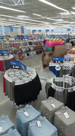 Punk Boar Wrecks Costco 😂🐗💥 | The Wildest Shopping Trip Ever! #funnypets #punk