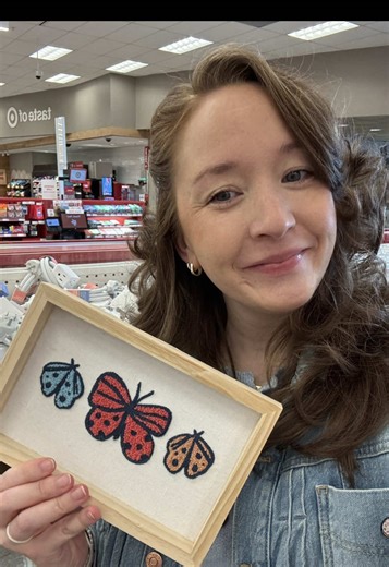 So many of my designs are in @target bullseye right now, have you seen any of them?! Fun fact about me, I’m not just a crafty mom, I’m a professional surface & product designer! I went to school for graphic design and have been a designer for 13 years. I love what I do but it all started out with a love for all things creative 💛🎨 If you’re interested in knowing what designs are mine, I always post on my stories on IG so follow me there ☺️ #artist #artistsoftiktok #surfacedesign #target #design