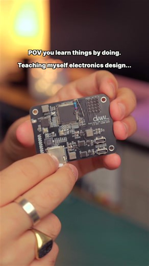 The imposter syndrome is real 🥸 #maker #diyelectronics #pcbdesign #arduino #esp32