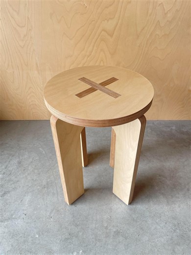 Birch Plywood Chair | Living Room Stool | Furniture Unfinished | Modern Scandinavian Style - Etsy