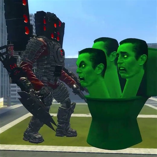 Titan Speakerman Upgraded vs skibidi toilet #skibiditoilet #gmod