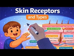 Skin Receptors and it types | Sensory Reception